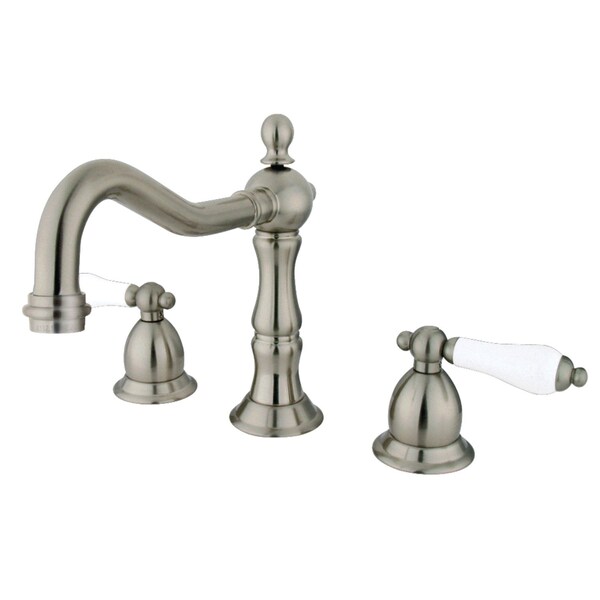 Kingston Brass KS1978PL 8" Widespread Bathroom Faucet, Brushed Nickel KS1978PL - main